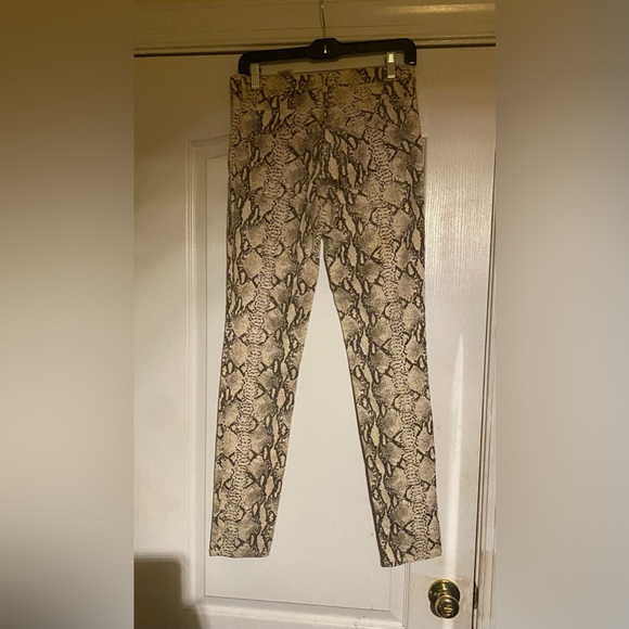 SUPER SLIM-FIT SNAKE PRINT PANTS - Picture 2 of 4